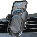 Amazon Brand - Eono Phone Holder for Cars, Universal Air Vent 360° Rotation Cars Cradle with Stable Clip and one Release Button Compatible with i