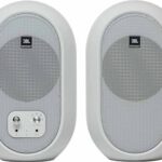 JBL Professional 1 Series 104-BT Compact Desktop Monitors with Bluetooth, White, Sold in Pairs (JBL104-BT-WH)