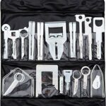 Keple 38 Pcs Car Radio Release Keys Set Vehicle Panel Stereo Removal Trim Tool Kit for Audio GPS CD Player Radio Head Unit Navigation Installatio