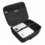 Hermitshell Hard Travel Case for QKK AK-81 Mini Projector 5000 Lumen(Case for Projector+Power Cable+Tripod) (L)