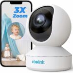 Reolink 5MP PTZ Indoor WiFi Security Camera, 2.4GHz 5GHz Dual-Band WiFi, 3X Optical Zoom WiFi CCTV Camera for Elder Pet Baby, 2 Way Audio, with S