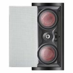 OSD Audio IW550 5.25" In-Wall Center Channel LCR Speaker with Dual Carbon and Glass Fiber Cone Woofers and Aluminum Dome Tweeter, 150W (Single)