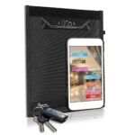 Large Faraday Bag for Car Key Phone, Signal Blocker Pouch Case for Credit Cards, Call Data GPS Protector (M)