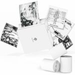 Phomemo M02 Mini Portable Printer - Thermal Bluetooth Pocket Printer Instant Phone Photo Printer, Compatible with iOS & Android, for Journal DIY