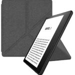 MyGadget Origami Cover Amazon Kindle Oasis 10th Generation from 2019 & 9th Generation (2017) Magnetic Flip Case - Bookstyle Protector with Stand