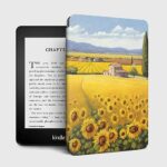 Smart Case For Kindle Paperwhite 10Th Generation 2018 - Pu Leather Protective Covers For Kindle Paperwhite Ebook Reader Case Kindle Accessory-Sun
