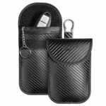 Faraday Pouch for Car Keys - Car Key Signal Blocker Pouch | Keyless Car Key Signal Blocker Pouch, Faraday Pouch For Car Keys 2 Pack, RFID Key Pou
