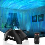 Aurora Star Projector for Bedroom with Music Bluetooth Speaker and White Noise, Vinwark Galaxy Projector, Starry Night Light Projectors for Kids