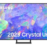 Samsung 55 Inch CU8500 4K UHD Smart TV (2023) - Air Slim Design TV With Centre Stand & Alexa Built In, 4K Crystal Processor, Object Tracking Soun