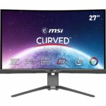 MSI MAG 275CQRF-QD 27 Inch WQHD Curved Gaming Monitor - 1000R 2560 x 1440 Rapid VA Panel, Quantum Dot Panel, 170Hz / 1ms GTG, AMD FreeSync Premiu