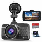 Claoner Dash Cams for Cars Front and Rear 1080P Full HD Dashcam, (32g Card Included) Dual Dash Cam with F1.8 Night Vision 170°Wide Angle Dashcams