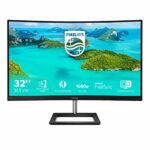 Philips 322E1C - 32 inch FHD Curved Monitor,75Hz, 4ms, VA, AMD FreeSync, Smart Image, Flicker free (1920 x 1080 , 250 cd/m² VGA/HDMI/DP/)