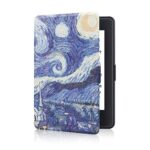 XYFCJK Hand Strap Case For Kindle - Paperwhite 123 (6Th 7Th Gen) 2013 2015 Smart Anti-Drop Cover, Printing Slimshell Waterproof Case For Dp75Sd,