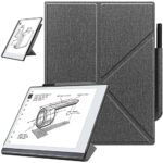 ZOENHWA Case for 10.3 inch Remarkable 2 (2020 Released) - with Stable Folding Stand Design and Pen Pocket,Remarkable 2 10.3" Digital Paper Tablet