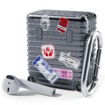 miak Airpods Case Cover, Protective Case with Keychain for Apple Airpods 2nd & 1st Generation, Black