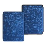 XYFCJK Paperwhite 1 2 3 Case For Kindle - (6Th 7Th Gen) 2013 2015 Smart Floral Cover, Slimshell Pu Leather Anti-Drop Waterproof Case For Dp75Sd,