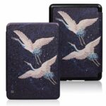 XYFCJK Anti-Drop Slimshell Case For Kindle - Paperwhite 4 (10Th Gen) 2018 And Kindle (10Th Gen) 2019 Cover, Pu Leather Colorful Painted Case, E-R