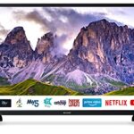 SHARP 1T-C32BC2KO1FB 32 Inch Smart TV, HD Ready LED Display with Harman/Kardon Speakers, Dolby Digital Audio Decoder, 3 x HDMI, 2 x USB, Freeview