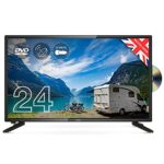 Cello 12 Volt 24" inch ZSF0242 12 volt and mains LED TV with built in DVD HD Ready and Built In Satellite receiver. Suitable for caravans. Made I