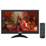 Portable Monitor 13.3 Inch CCTV Monitor 1366x768 Resolution LED Screen Display Small Monitor with HDMI/VGA/USB/AV Monitor for fire stick, Compute