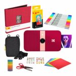 KODAK Smile Instant Print Digital Camera (Red) Scrapbook Kit with Soft Case