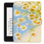 shzrgarts Slimshell Case For 6" Kindle Paperwhite 10Th Generation 2018 Release-Pu Leather Covers For Kindle Paperwhite E-Reader Accessory,White D