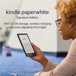Kindle Paperwhite Signature Edition | 32 GB with a 6.8" display, wireless charging and auto-adjusting front light | Without ads | Denim
