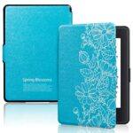 XYFCJK Anti-Drop Smart Case For Kindle - Kindle (8Th Gen) 2016 For Sy69Jl Slimshell Waterproof Cover With Auto Sleep Wake, Fashion Printed E-Read