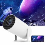 Home Projector Wall 4K Portable Projector 1280 x 720P HD Home Cinema 180° Flexible Projection Angle Automatic Screen Adaptation