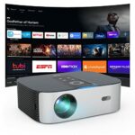 Artlii Play4, Smart Projector 4k Supported, Wifi Bluetooth Projector, Native 1080p Projector Full HD, Android TV, Chromecast, Auto Focus & Keysto