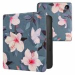 kwmobile Case Compatible with Kobo Libra 2 Case - eReader Cover - Fuchsia White/Pink/Violet