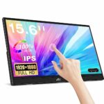 Portable Monitor TouchScreen Kenowa 15.6" HDR 1080P IPS Full HD Eye Care Touch Screen Monitor with HDMI USB Type-C for PC Computer Laptop Mac Pho