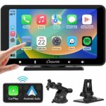 CARPURIDE Wireless Apple Carplay & Android Auto Car Stereo, Portable 7 Inch HD Touchscreen Car Radio Receiver with AirPlay Mirror Link,Bluetooth