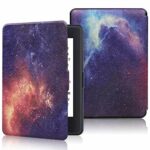 XYFCJK Paperwhite 123 Case For Kindle - (6Th 7Th Gen) 2013 2015 Printed Smart Cover, Slimshell Pu Leather Anti-Drop Waterproof Case For Dp75Sd, E