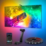Govee Envisual LED TV Backlight T2 with Dual Cameras, DreamView RGBIC Wi-Fi TV Lights for Adapts to Ultra-Thin 55-65 inch TVs, Double TV Light Be