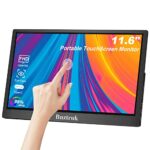 Bnztruk 11.6 Inch Touchscreen Portable Monitor 1366×768 Full HD Small Screen Display with HDMI Type-C for Computer, Raspberry Pi, Laptop, PC,MacB