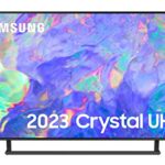 Samsung 43 Inch CU8500 4K UHD Smart TV (2023) - Air Slim Design TV With Centre Stand & Alexa Built In, 4K Crystal Processor, Object Tracking Soun