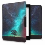 kwmobile Case Compatible with Kobo Aura ONE Case - eReader Cover - Cosmic Nature Blue/Grey/Black
