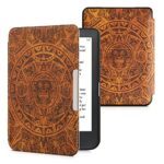kwmobile Case Compatible with Kobo Clara HD Case - eReader Cover - Mayan Calendar Brown/Light Brown