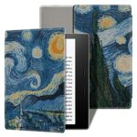 XYFCJK Kindle Oasis 2 Case - 7Inch (9Th Gen) 2017 Smart Cover With Auto Sleep Wake, Slimshell Soft Fine Fibers Anti-Drop Waterproof Case, Printin