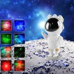 Galaxy Projector Astronaut Star Projector Starry Night Light with Nebula, Timer and Remote Control Bedroom Decor Aesthetics and Ceiling Projector