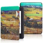 XYFCJK Anti-Drop Smart Case For Kindle - Van Gogh Oil Painting Classic (8Th Gen) 2016 For Sy69Jl Slimshell Waterproof Cover With Auto Sleep Wake,